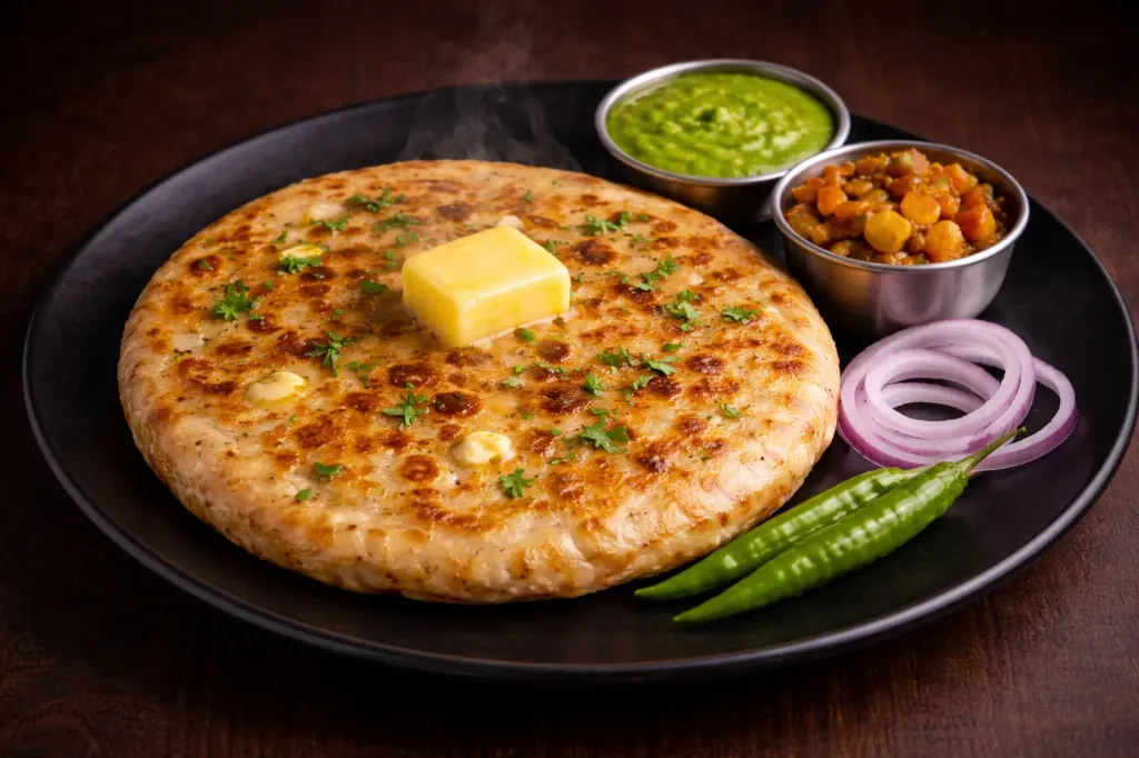 Aloo Pyaj Parantha