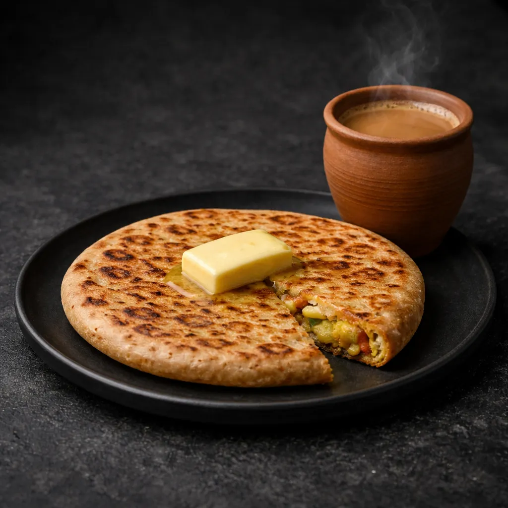 Kullad Chai + Aloo Parantha
